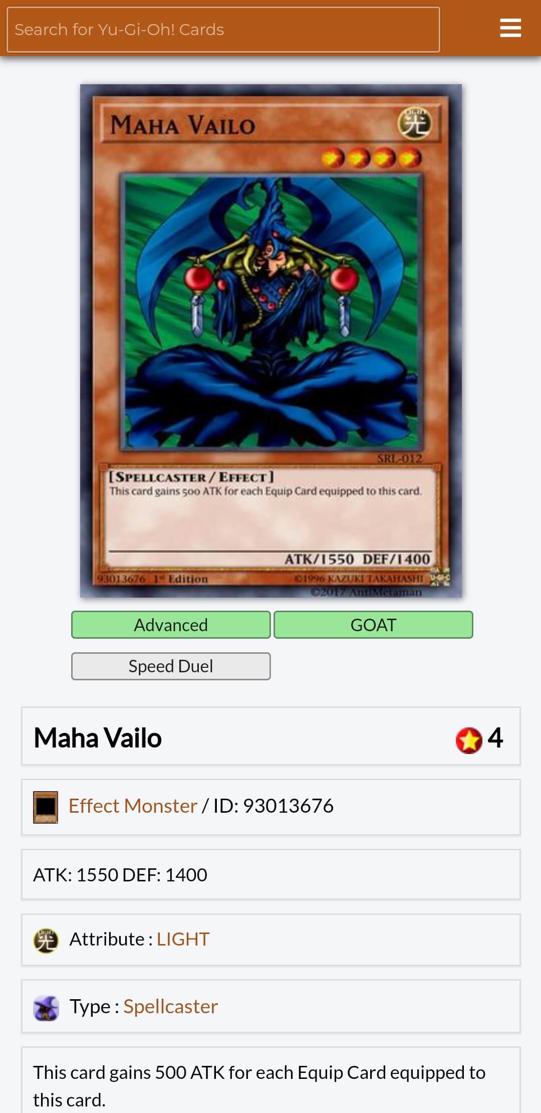Card Page