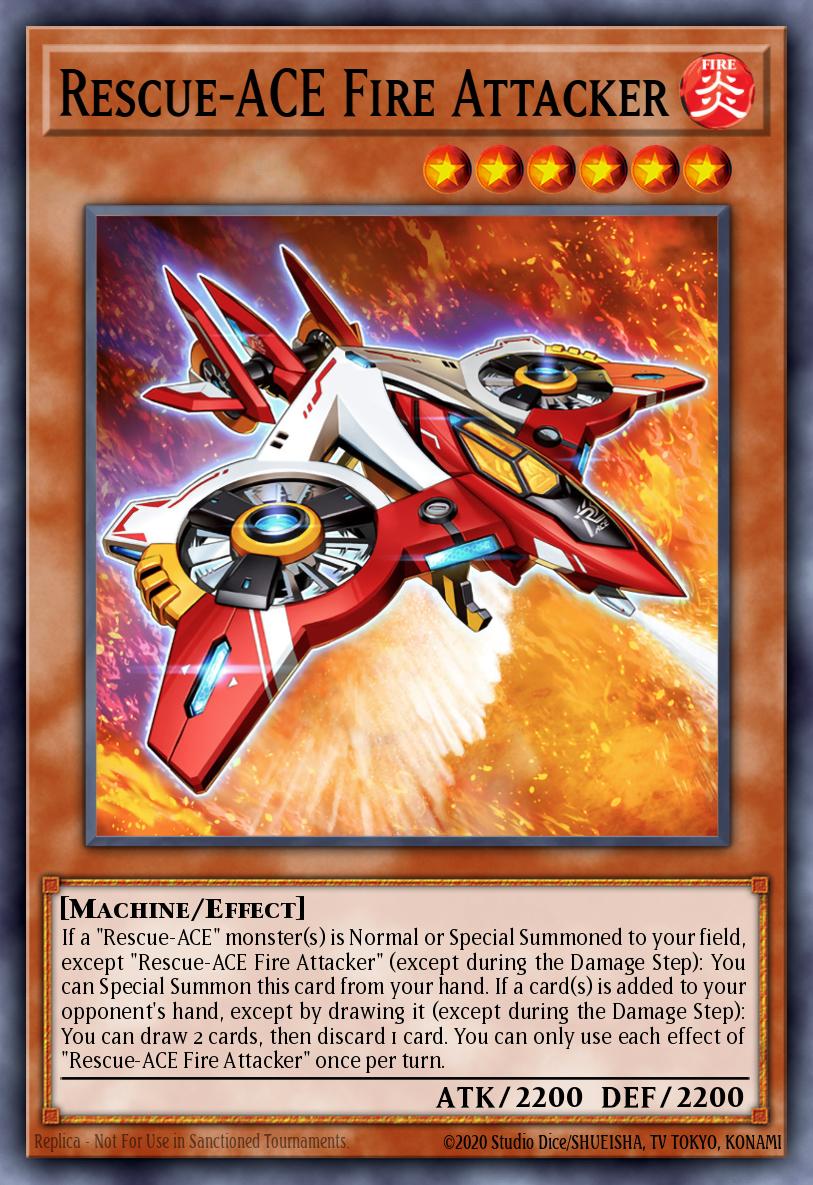 Rescue-ACE Fire Attacker - Yu-Gi-Oh! Card Database - YGOPRODeck