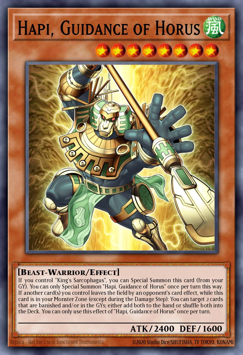 YGOPRO - Canopic Protector, Horus the Black Flame Dragon Jul.2023