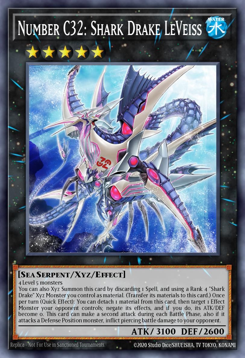 Number C32: Shark Drake Leviathan - Yu-Gi-Oh! Card Database - YGOPRODeck