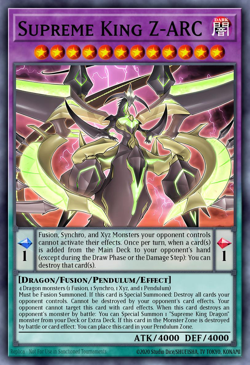 Supreme King Z-ARC - Yu-Gi-Oh! Card Database - YGOPRODeck