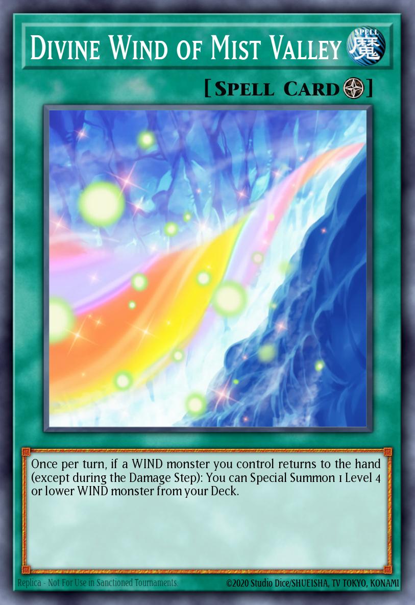 Divine Wind of Mist Valley YuGiOh! Card Database YGOPRODeck