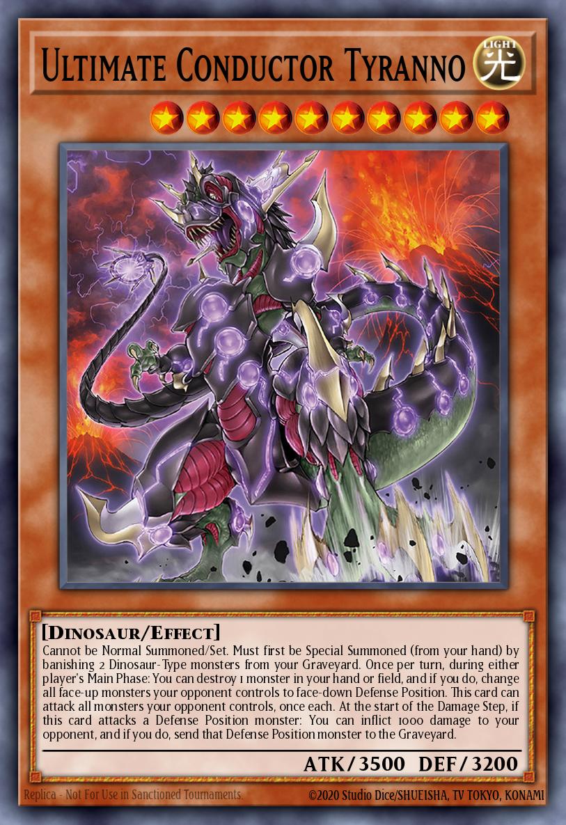 Ultimate Conductor Tyranno - Yu-Gi-Oh! Card Database - YGOPRODeck