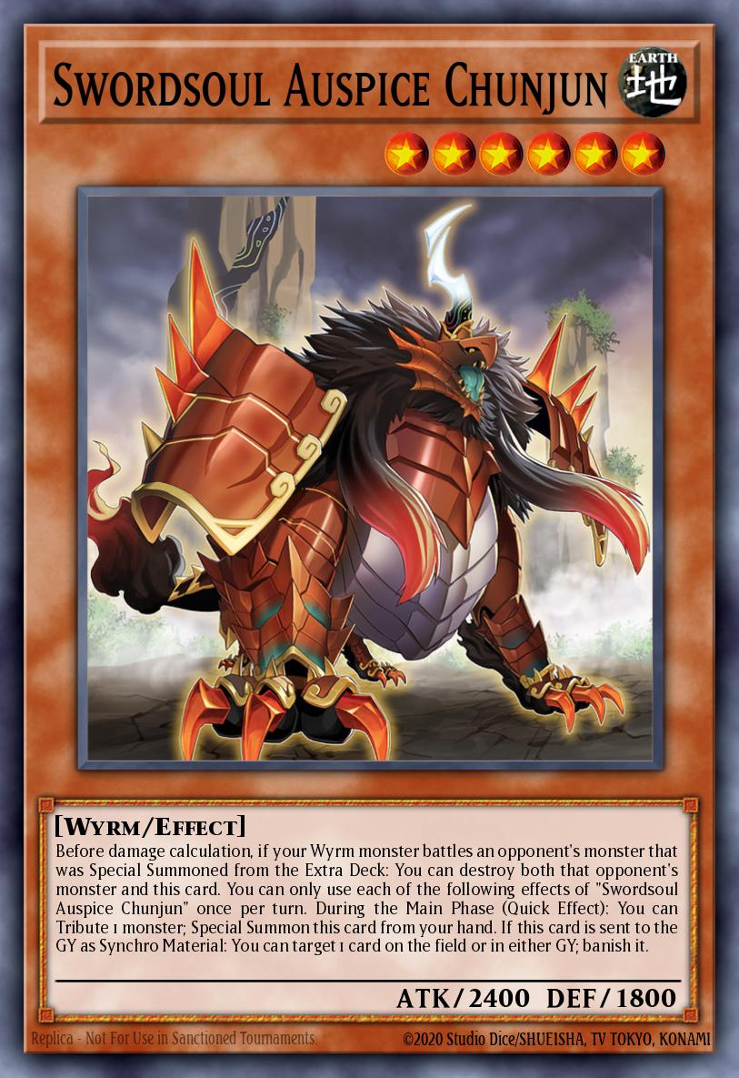 Swordsoul Auspice Chunjun - Yu-Gi-Oh! Card Database - YGOPRODeck