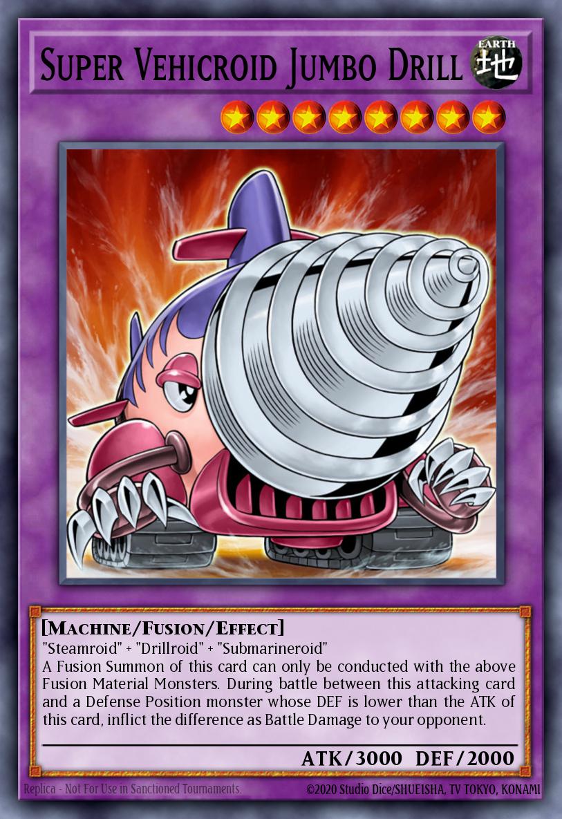 Super Vehicroid Jumbo Drill - Yu-Gi-Oh! Card Database - YGOPRODeck