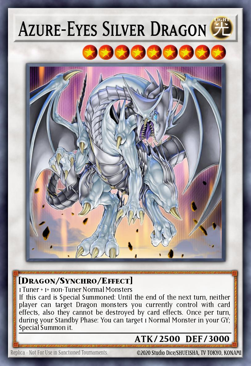 Azure-Eyes Silver Dragon