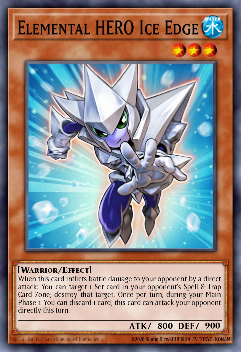 Elemental HERO Ice Edge - Yu-Gi-Oh! Card Database - YGOPRODeck