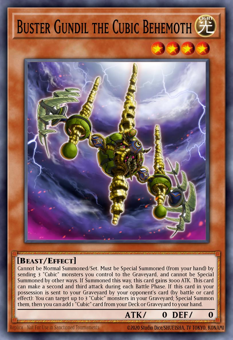 Buster Gundil the Cubic Behemoth - Yu-Gi-Oh! Card Database