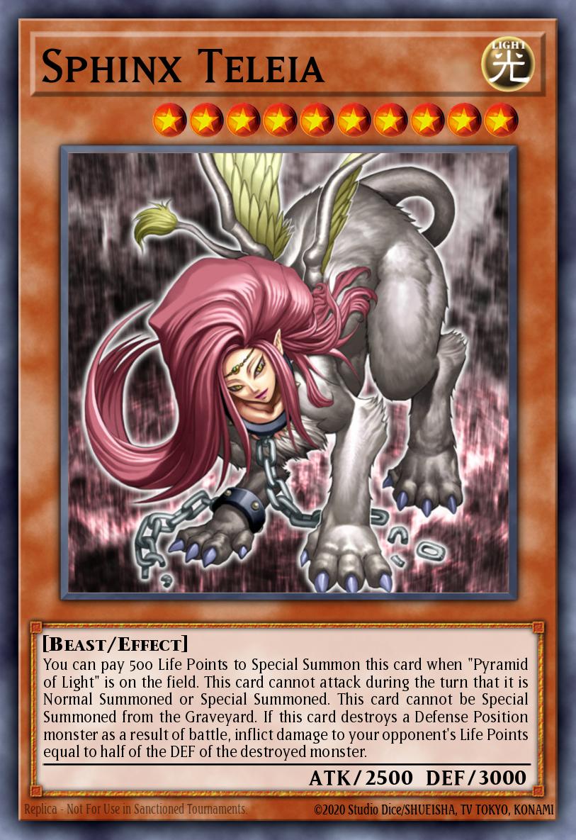 Sphinx Teleia - Yu-Gi-Oh! Card Database - YGOPRODeck