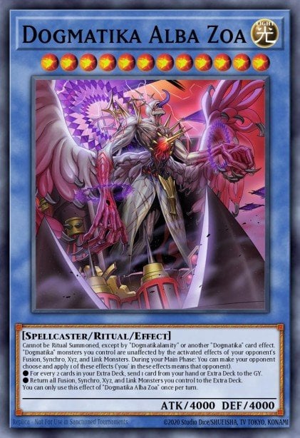 Master Duel - DOGMATIKA deck with new update Ritual boss DESTROY Extra Deck in one turn combo