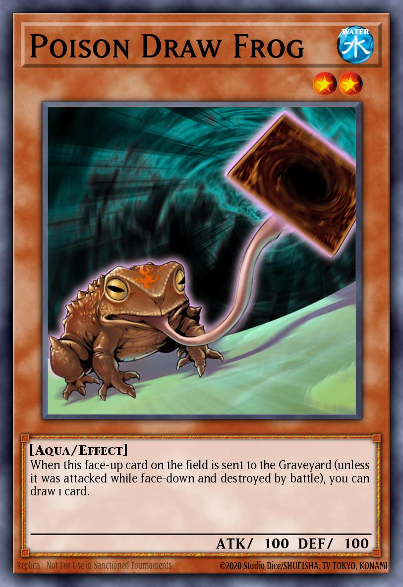 Poison Draw Frog YuGiOh! Card Database YGOPRODeck