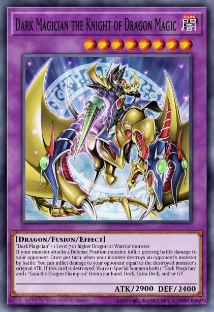 Dark Magician the Magical Knight of Dragons