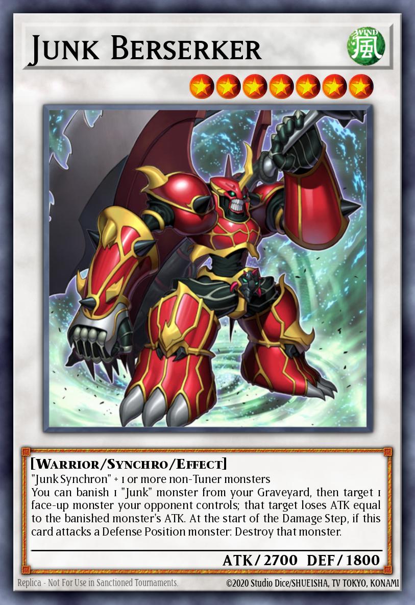 Junk Berserker - Yu-Gi-Oh! Card Database - YGOPRODeck