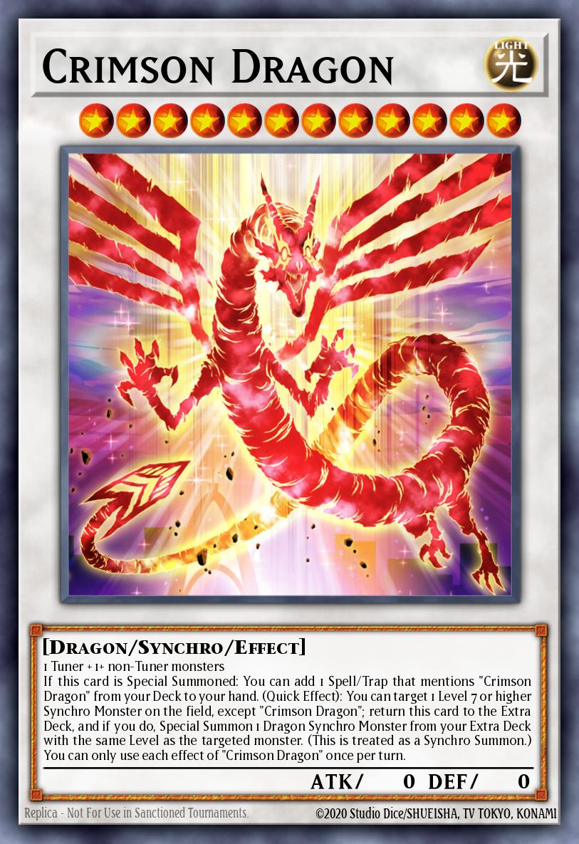 Crimson dragon on sale