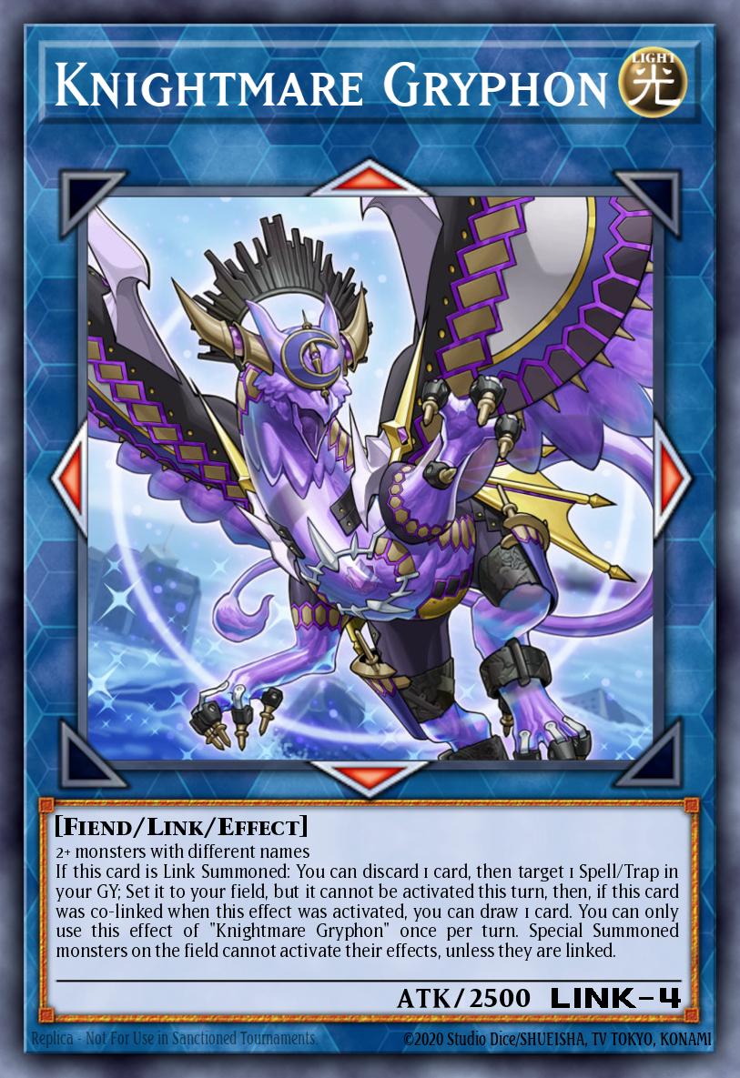 Knightmare Gryphon - Yu-Gi-Oh! Card Database - YGOPRODeck