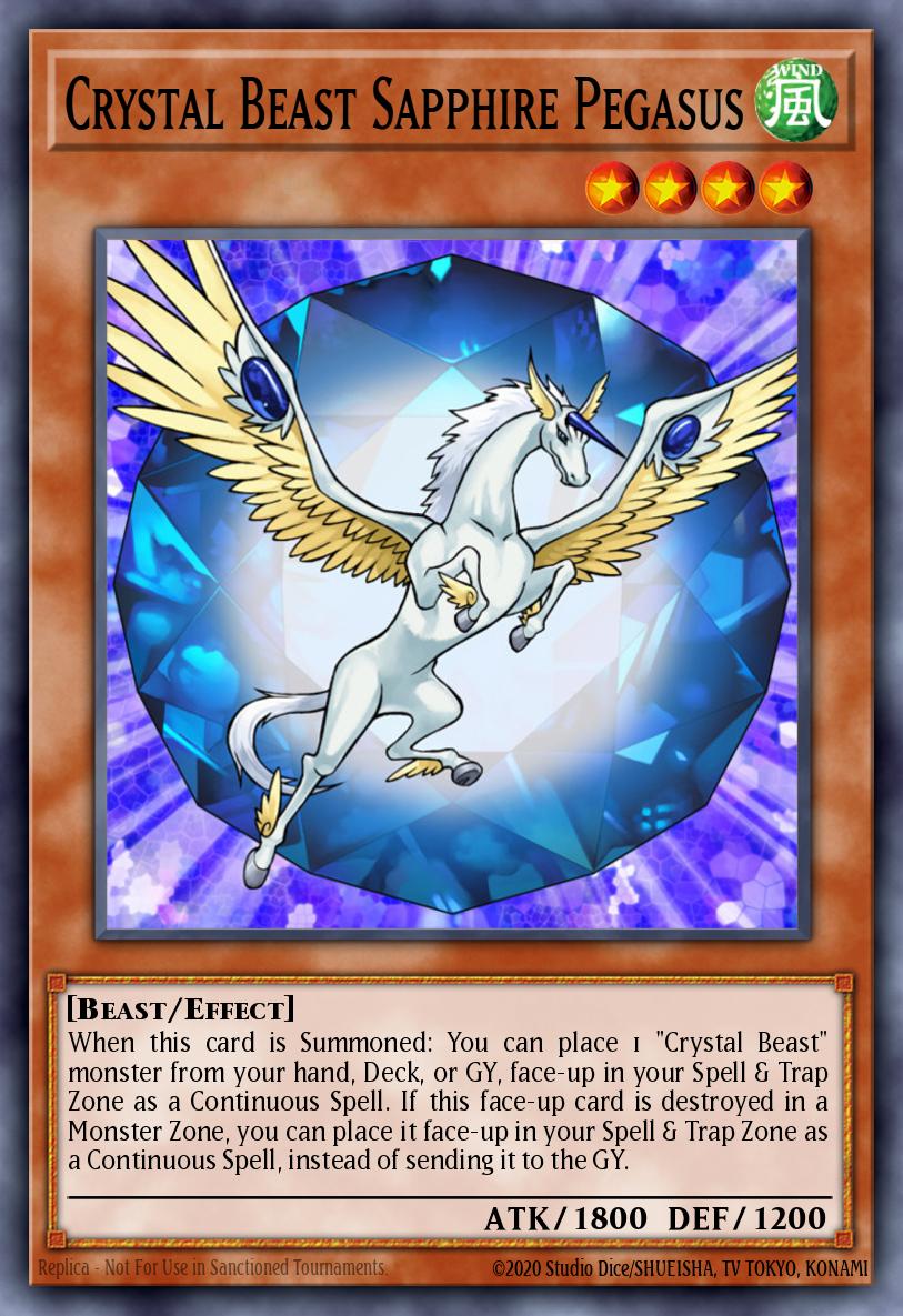 Crystal Beast Sapphire Pegasus