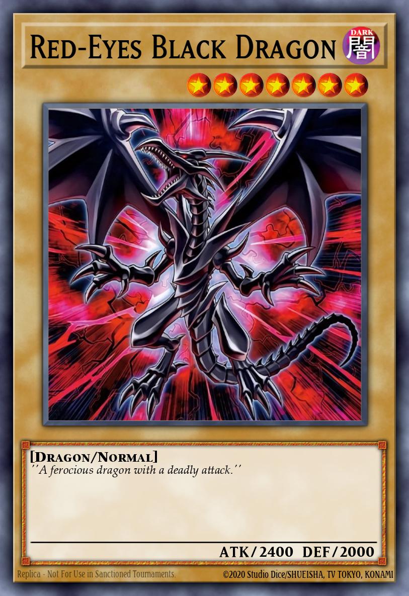 yugioh cards red eyes black dragon