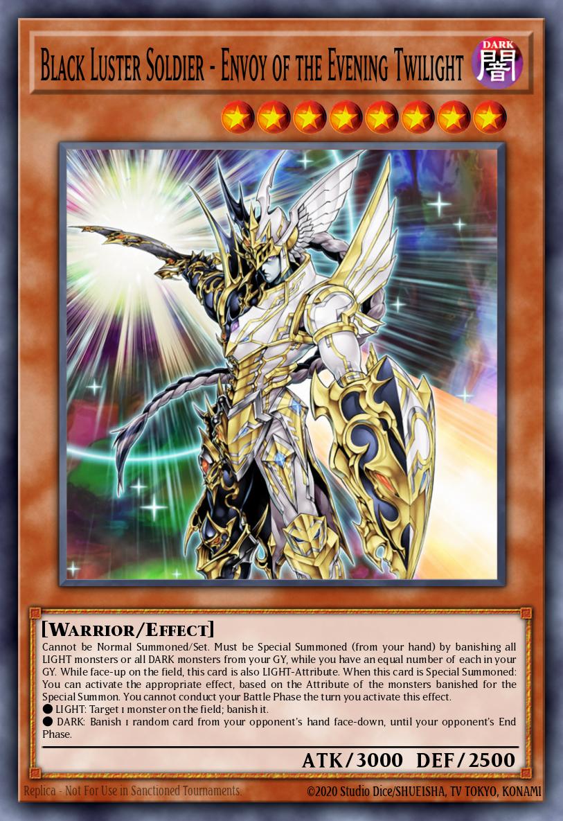 Yu-Gi-Oh Tournament Black Luster Soldier