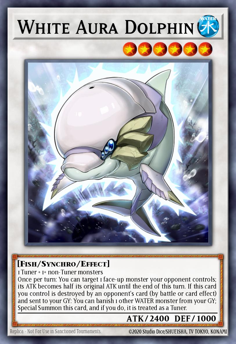 White Aura Dolphin