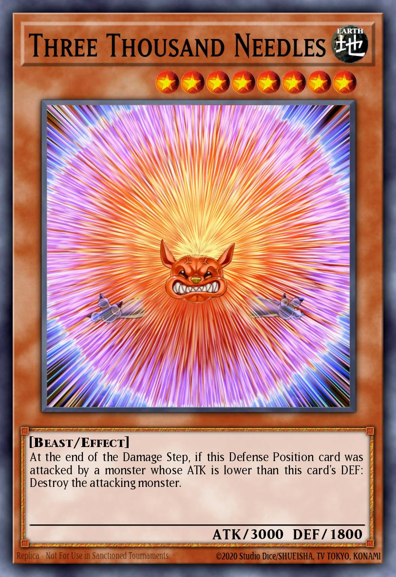 Three Thousand Needles Yu Gi Oh Card Database YGOPRODeck