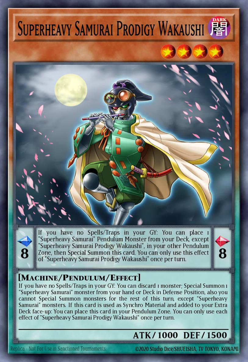 Superheavy Samurai Prodigy Wakaushi - Yu-Gi-Oh! Card Database