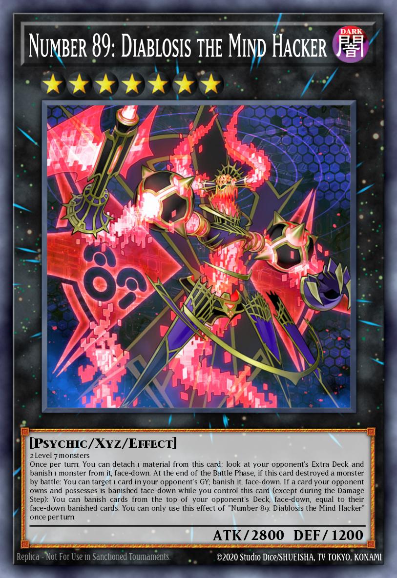 Number 89: Diablosis the Mind Hacker - Ultra Rare NCF1-JP089 - YuGiOh  Japanese