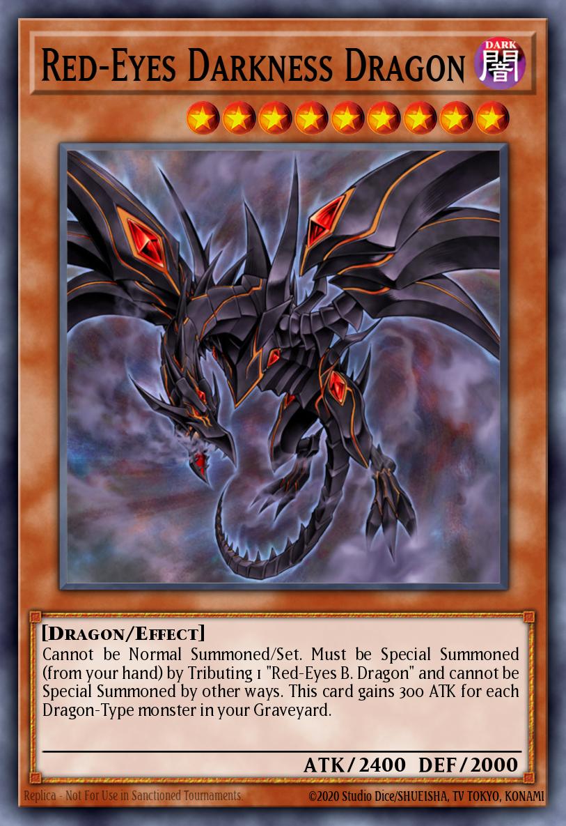 Globus kom videre Fradrage Red-Eyes Darkness Dragon - Yu-Gi-Oh! Card Database - YGOPRODeck