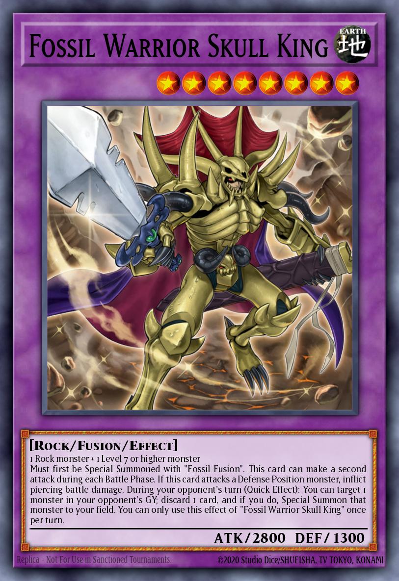 Fossil Warrior Skull King - Battles of Legend: Armageddon - YuGiOh