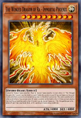 Card: The Winged Dragon of Ra - Immortal Phoenix