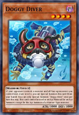 Card: Doggy Diver