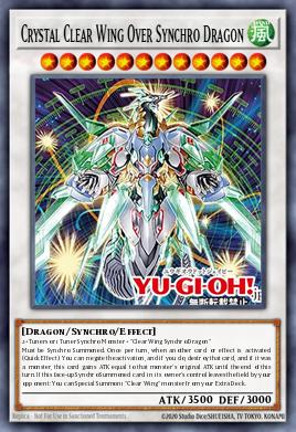 Card: Crystal Clear Wing Over Synchro Dragon