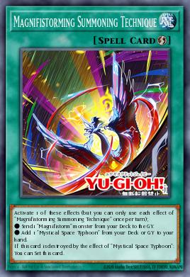 Card: Magnifistorming Summoning Technique