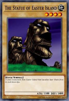 Card: The Statue of Easter Island