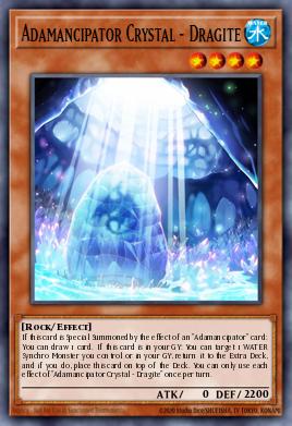 Card: Adamancipator Crystal - Dragite