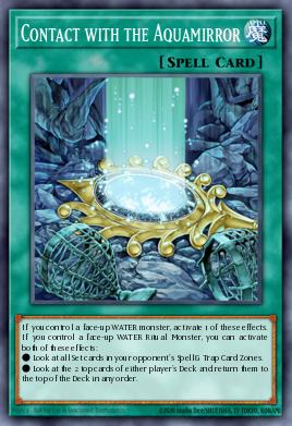 Card: Contact with the Aquamirror