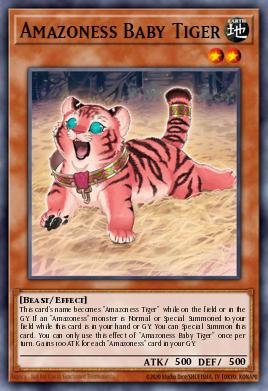 Card: Amazoness Baby Tiger