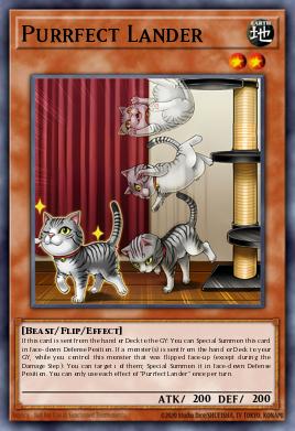 Card: Purrfect Lander