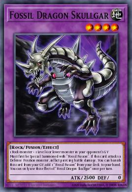 Card: Fossil Dragon Skullgar