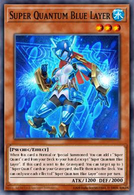 Card: Super Quantum Blue Layer