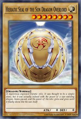 Card: Hieratic Seal of the Sun Dragon Overlord