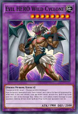 Card: Evil HERO Wild Cyclone