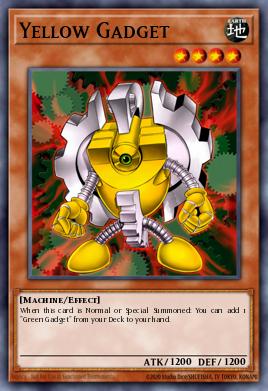 Card: Yellow Gadget