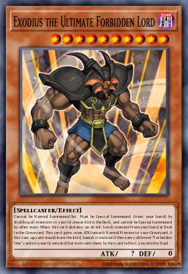 Card: Exodius the Ultimate Forbidden Lord