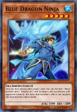 Card: Blue Dragon Ninja
