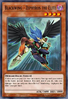Card: Blackwing - Zephyros the Elite