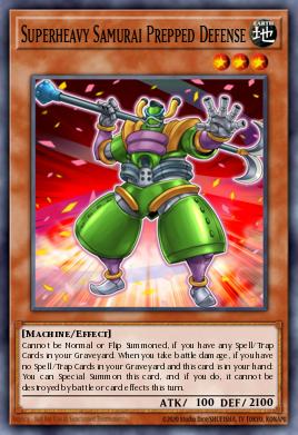 Card: Superheavy Samurai Prepped Defense