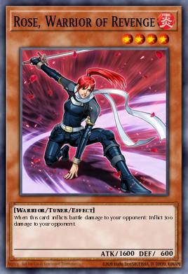 Card: Rose, Warrior of Revenge