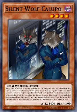 Card: Silent Wolf Calupo