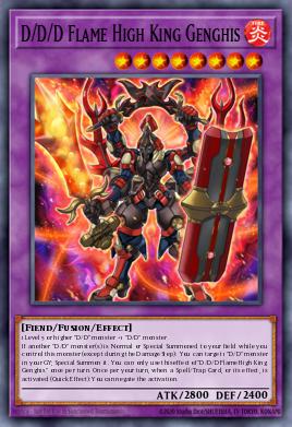 Card: D/D/D Flame High King Genghis
