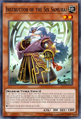 Card: Instructor of the Six Samurai